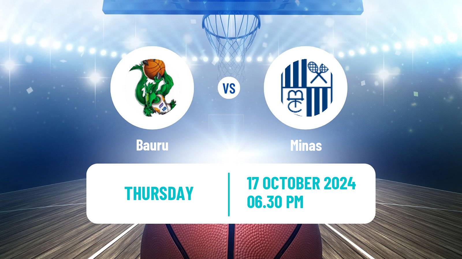 Basketball Brazilian NBB Bauru - Minas