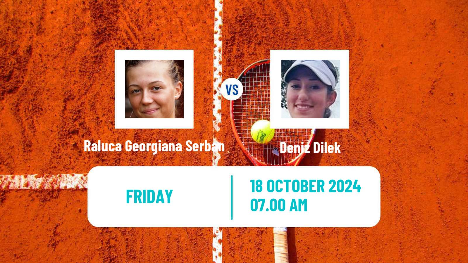 Tennis ITF W50 Kayseri Women Raluca Georgiana Serban - Deniz Dilek