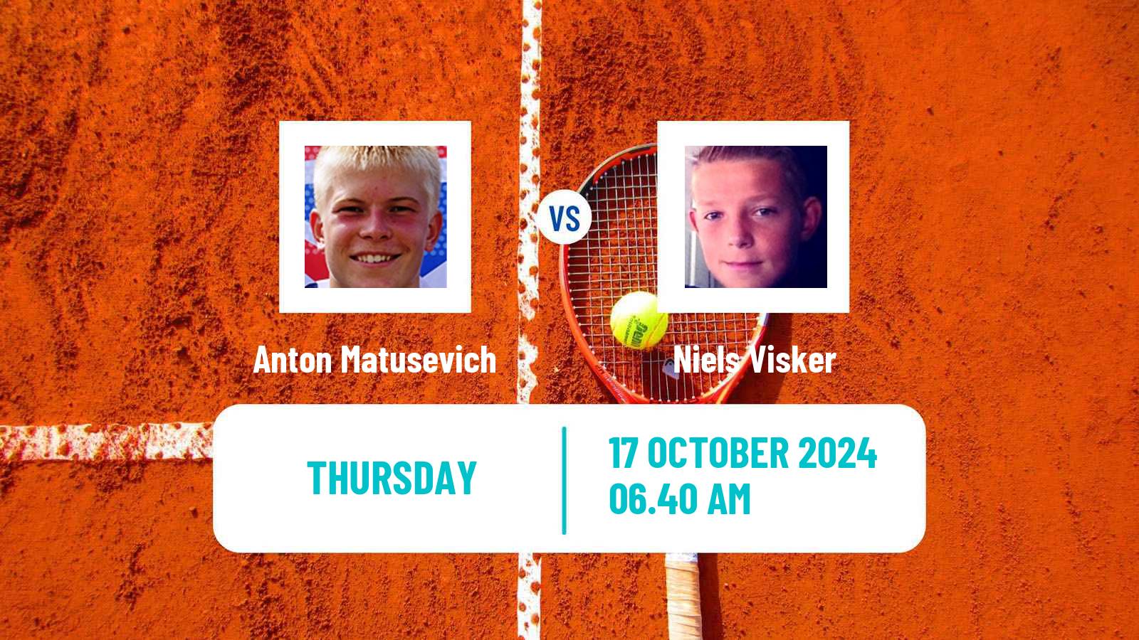 Tennis ITF M25 Edgbaston Men Anton Matusevich - Niels Visker