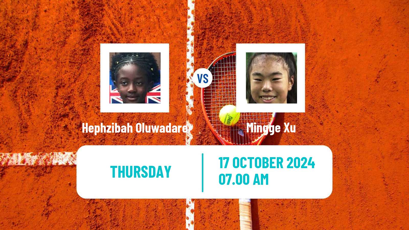 Tennis ITF W100 Shrewsbury Women Hephzibah Oluwadare - Mingge Xu