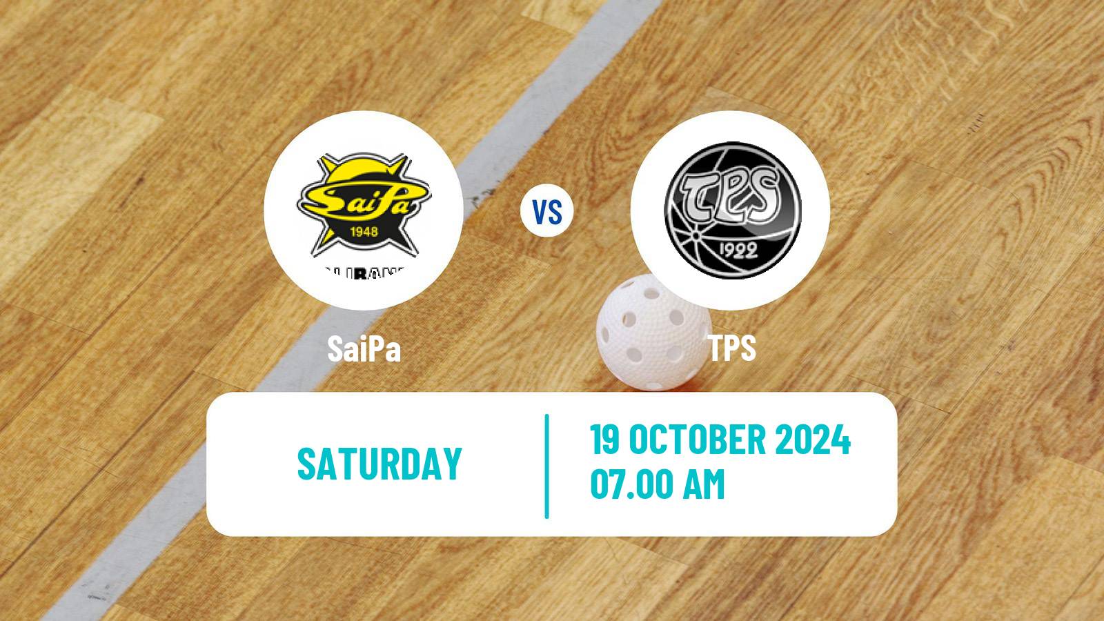 Floorball Finnish F-Liiga Women SaiPa - TPS