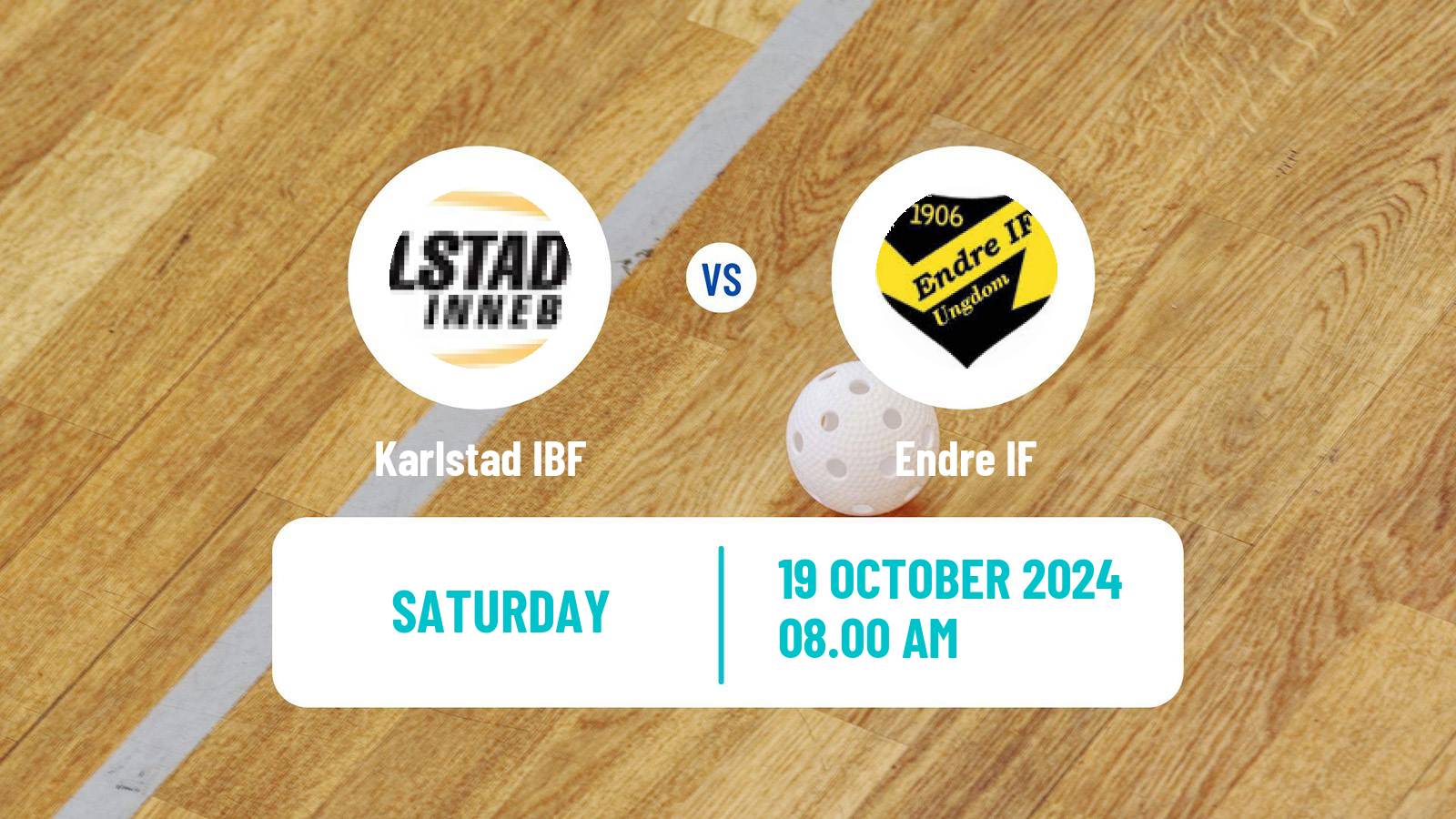 Floorball Swedish Superligan Floorball Women Karlstad IBF - Endre IF