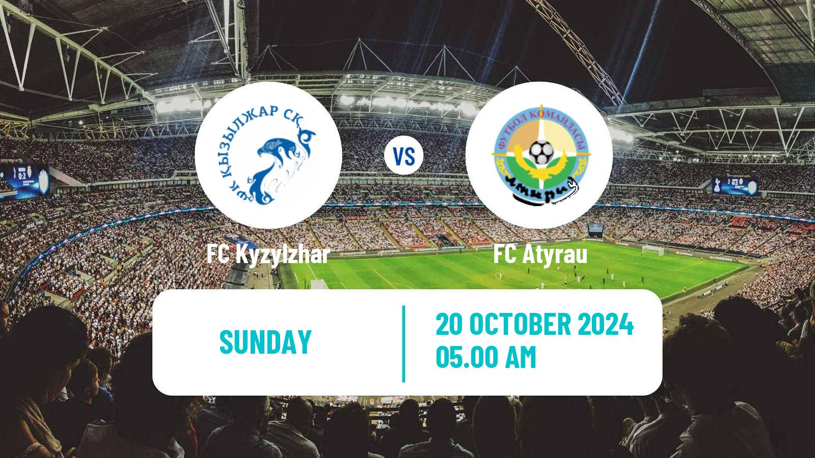 Soccer Kazakh Premier League Kyzylzhar - Atyrau