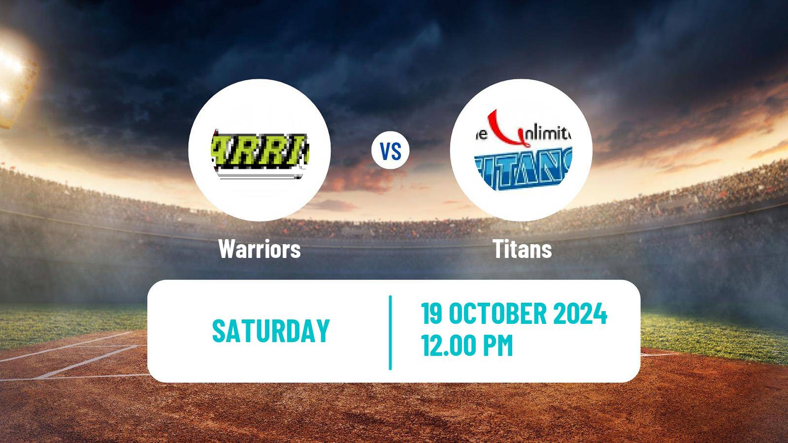 Cricket CSA T20 Challenge Warriors - Titans