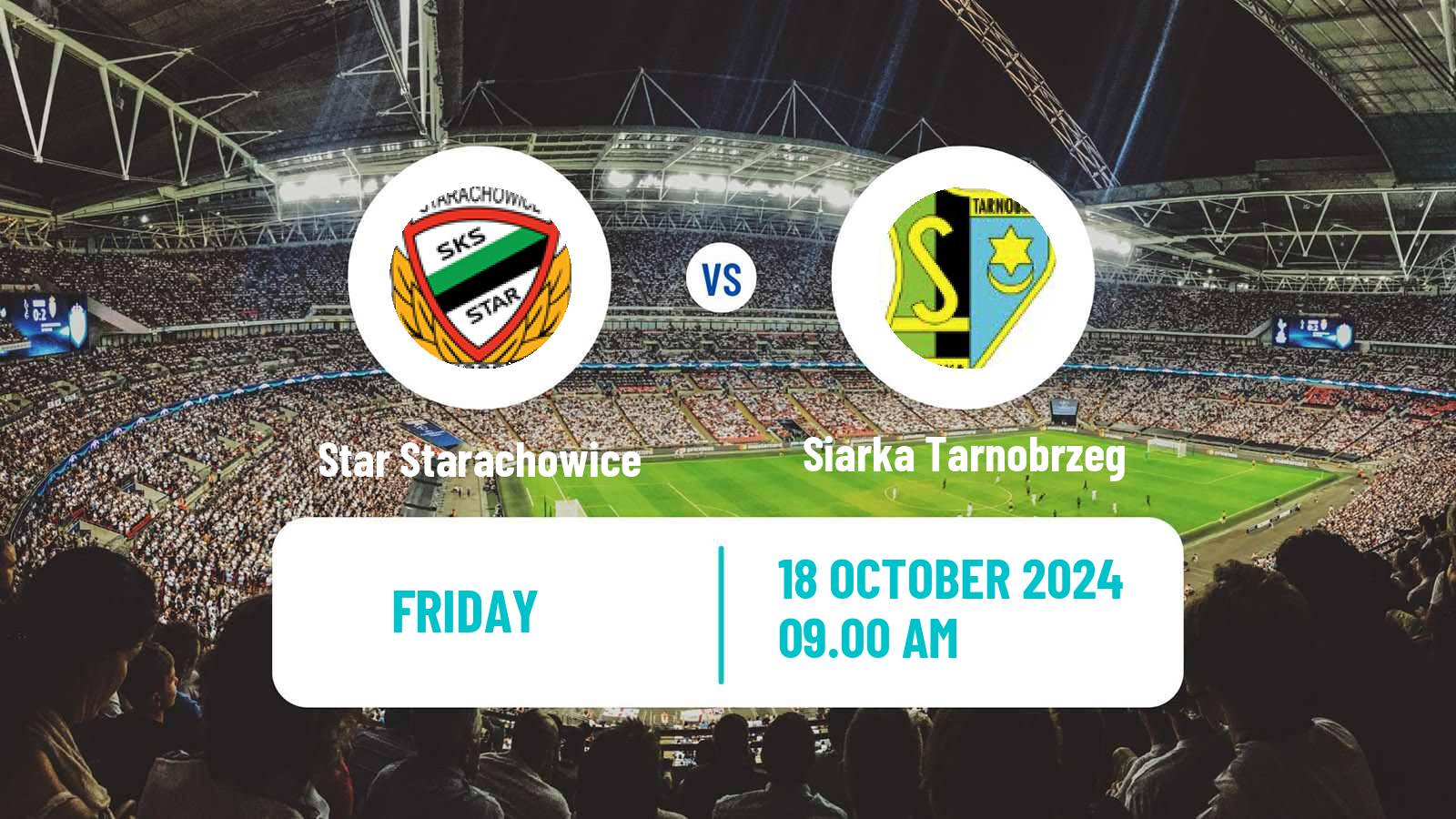 Soccer Polish Division 3 - Group IV Star Starachowice - Siarka Tarnobrzeg