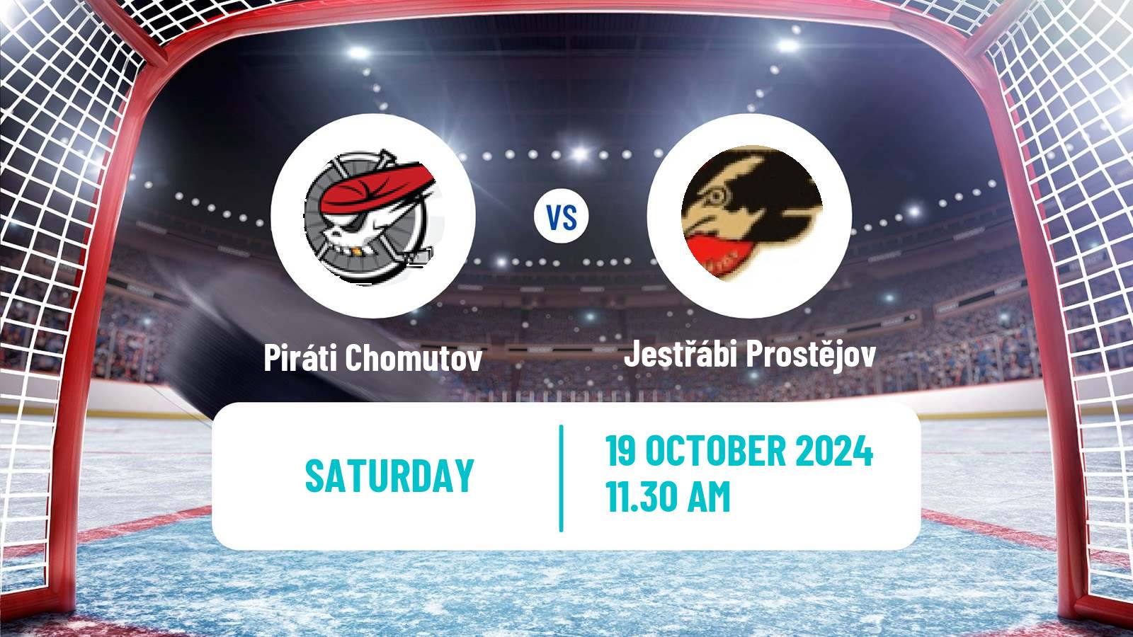 Hockey Czech Chance Liga Piráti Chomutov - Jestřábi Prostějov