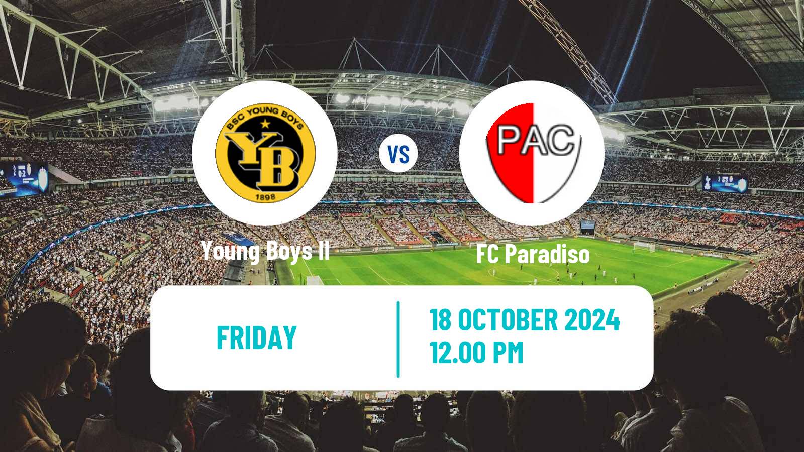 Soccer Swiss Promotion League Young Boys II - Paradiso