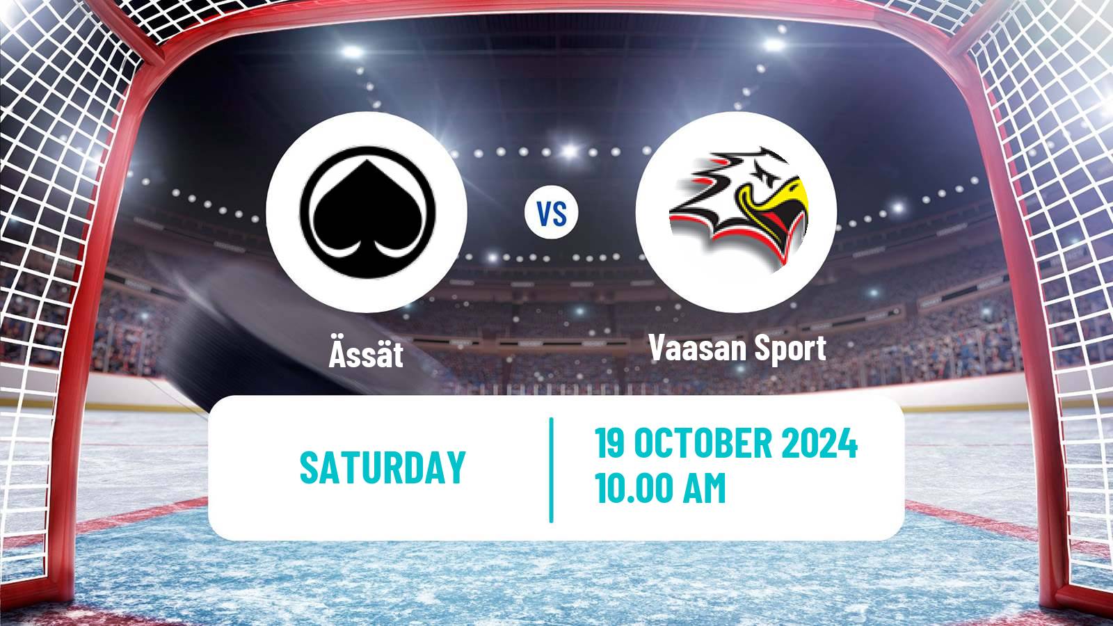 Hockey Finnish SM-liiga Ässät - Vaasan Sport