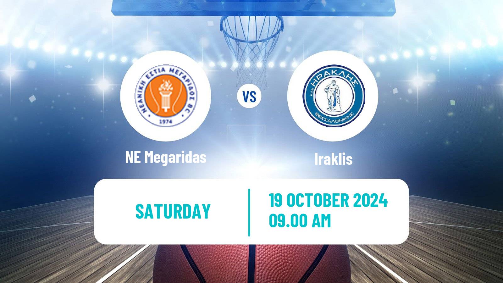 Basketball Greek Elite League Basketball Megaridas - Iraklis