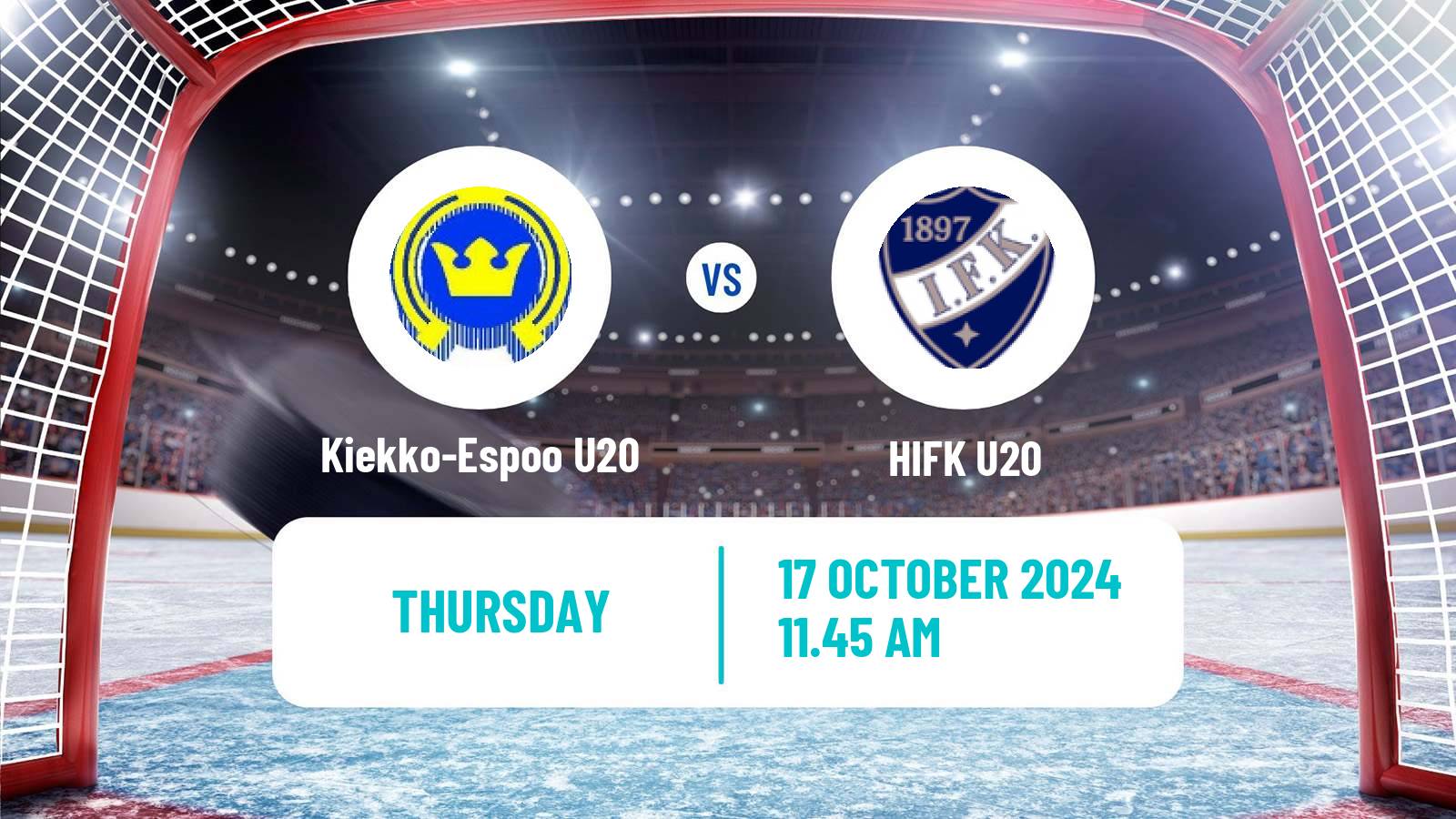 Hockey Finnish SM-sarja U20 Kiekko-Espoo U20 - HIFK U20