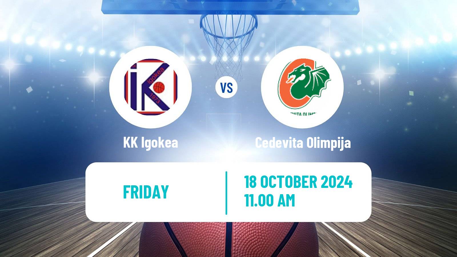 Basketball Adriatic League Igokea - Cedevita Olimpija