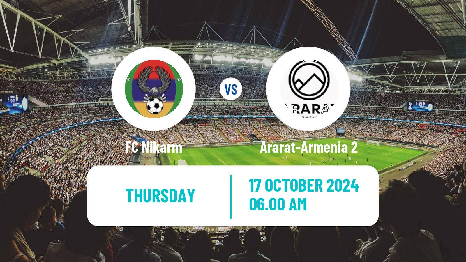 Soccer Armenian First League Nikarm - Ararat-Armenia 2