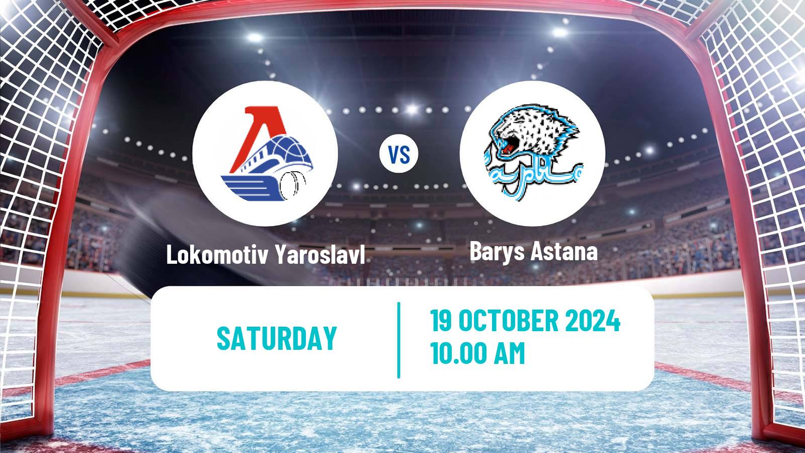 Hockey KHL Lokomotiv Yaroslavl - Barys Astana