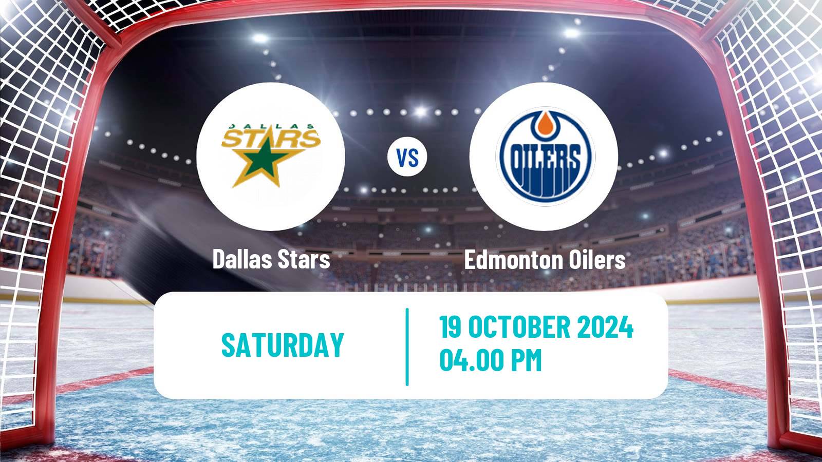 Hockey NHL Dallas Stars - Edmonton Oilers