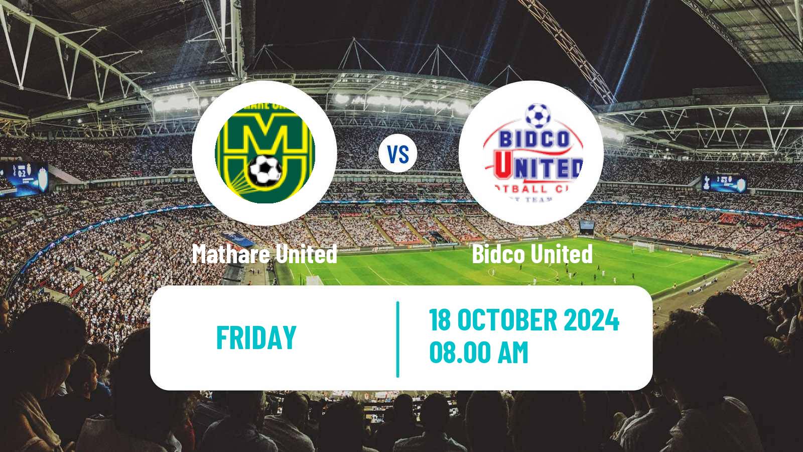 Soccer Kenyan Premier League Mathare United - Bidco United