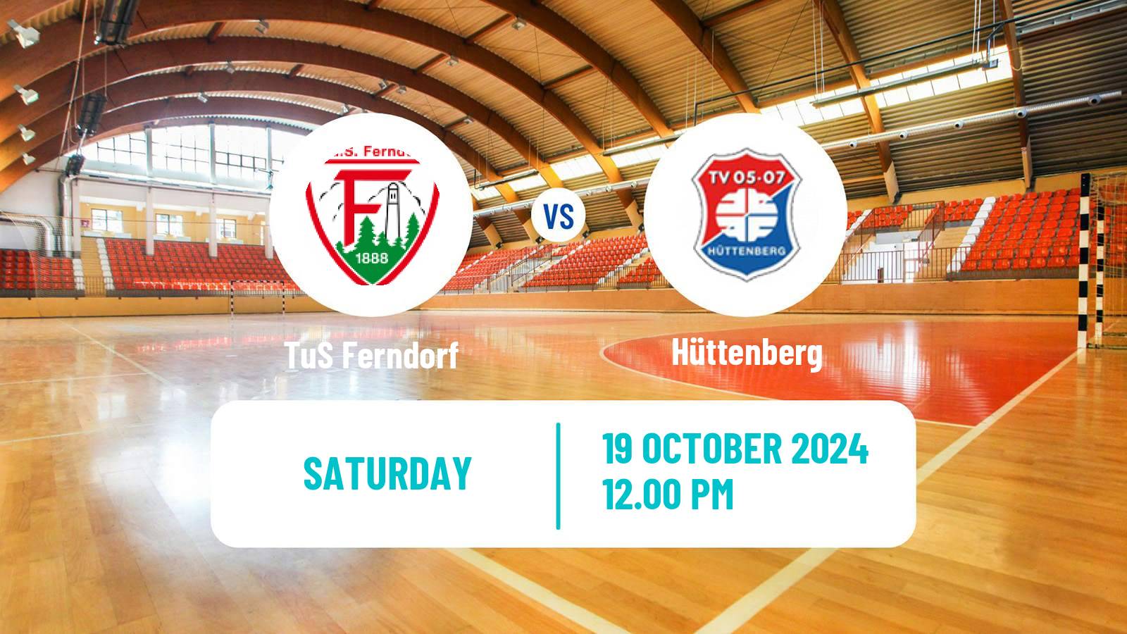 Handball German 2 Bundesliga Handball Ferndorf - Hüttenberg