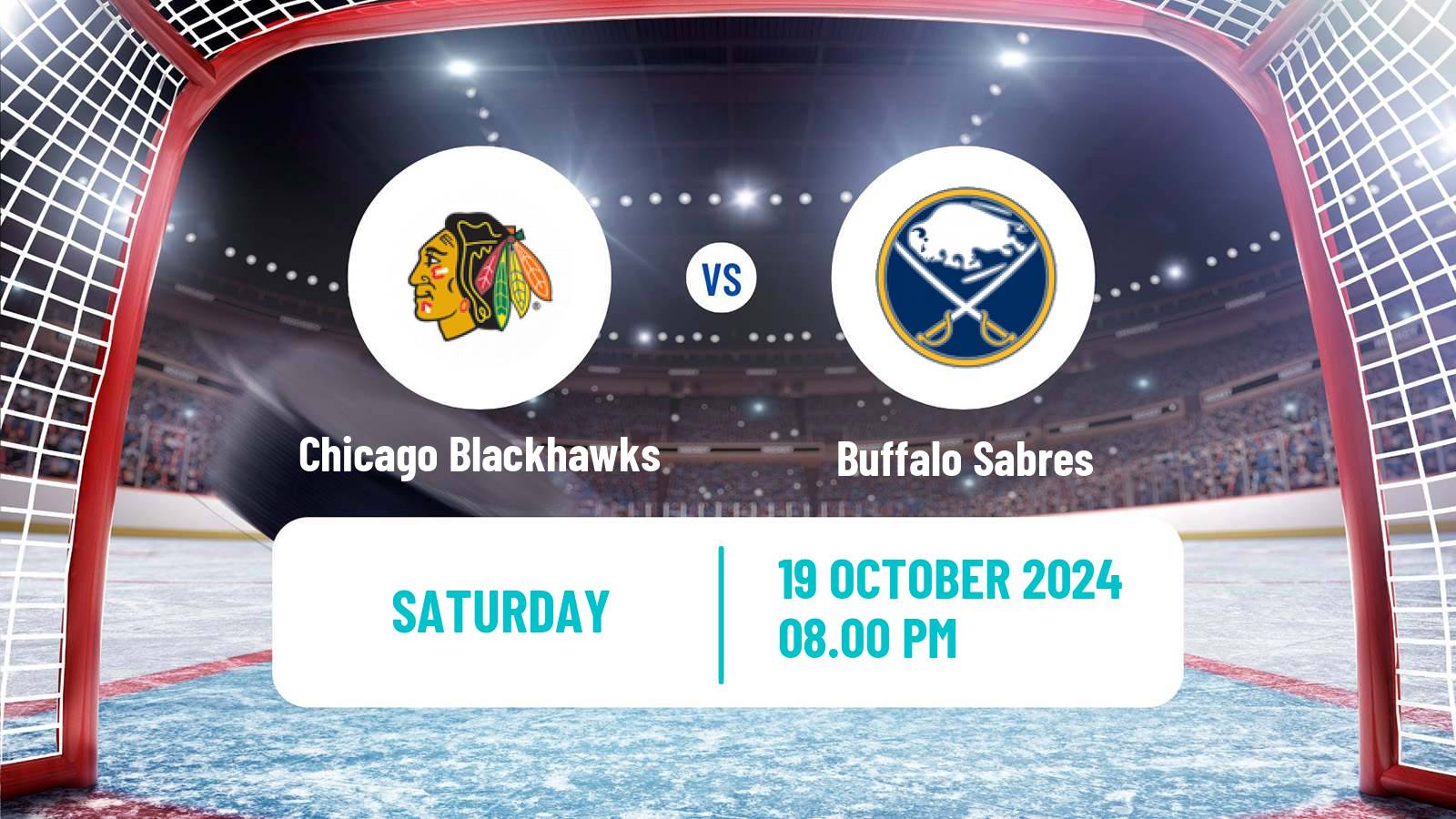 Hockey NHL Chicago Blackhawks - Buffalo Sabres