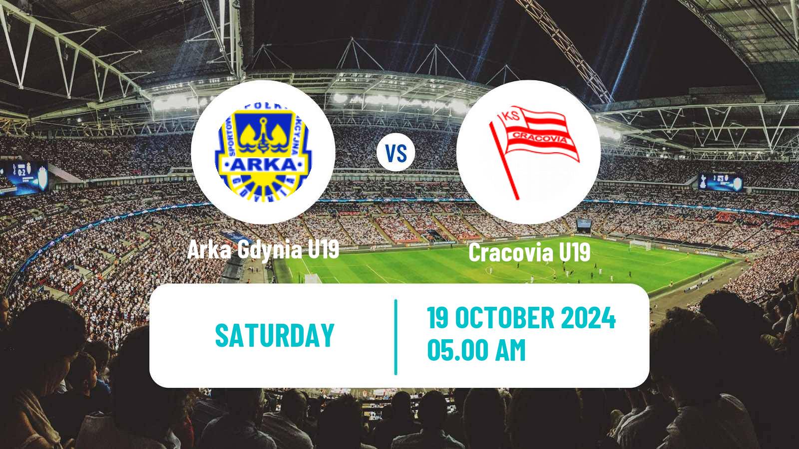 Soccer Polish Central Youth League Arka Gdynia U19 - Cracovia U19