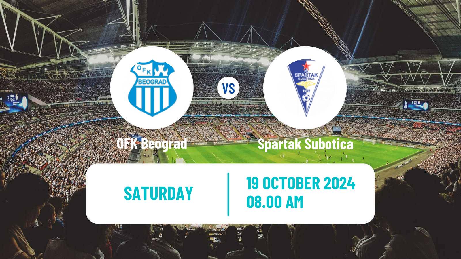 Soccer Serbian Superliga OFK Beograd - Spartak Subotica