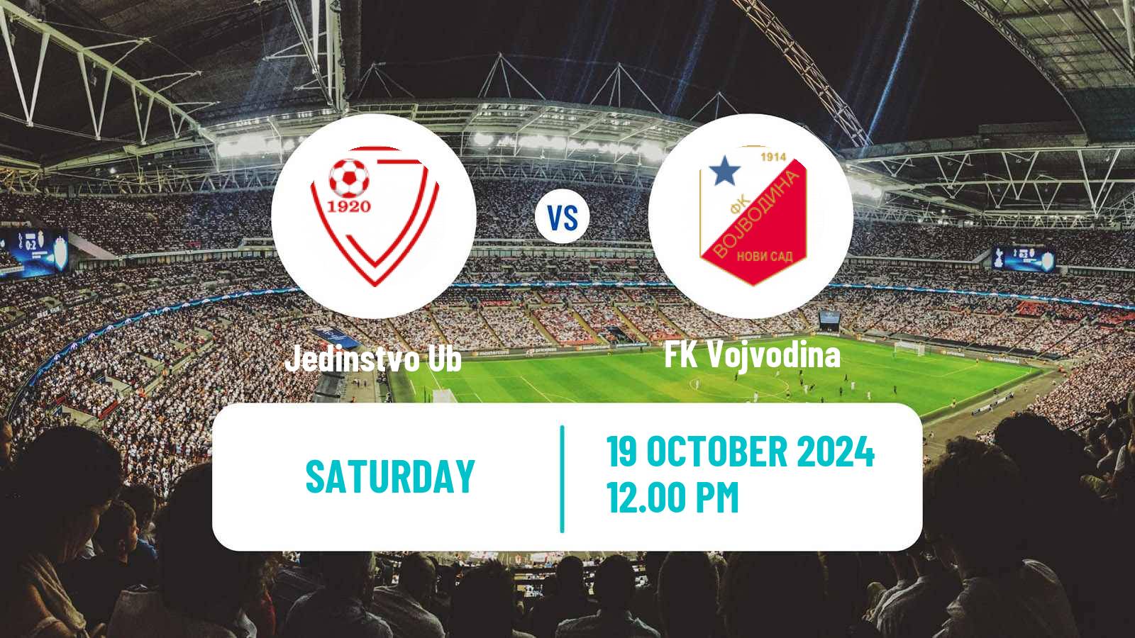 Soccer Serbian Superliga Jedinstvo Ub - Vojvodina