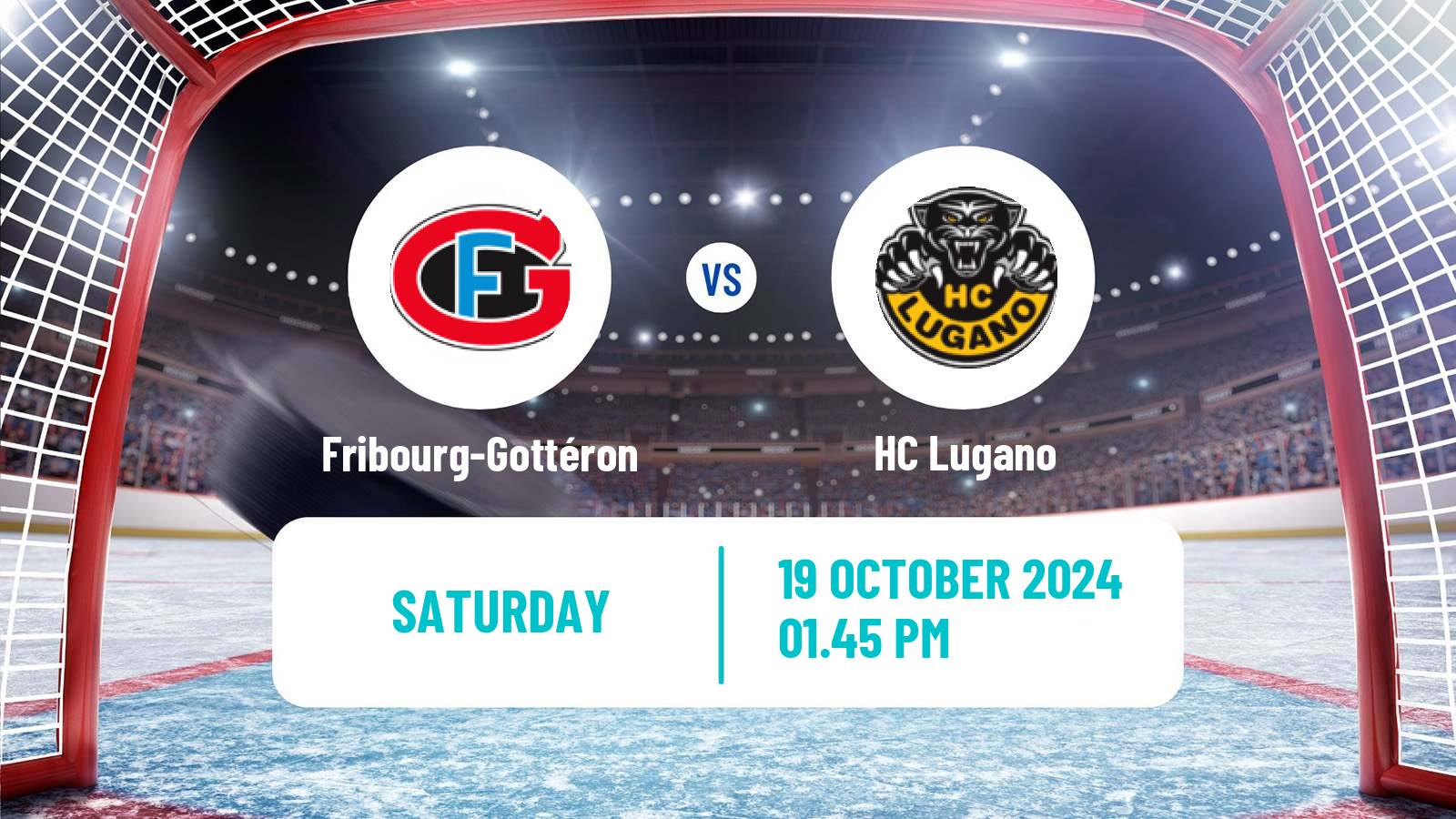 Hockey Swiss National League Hockey Fribourg-Gottéron - Lugano