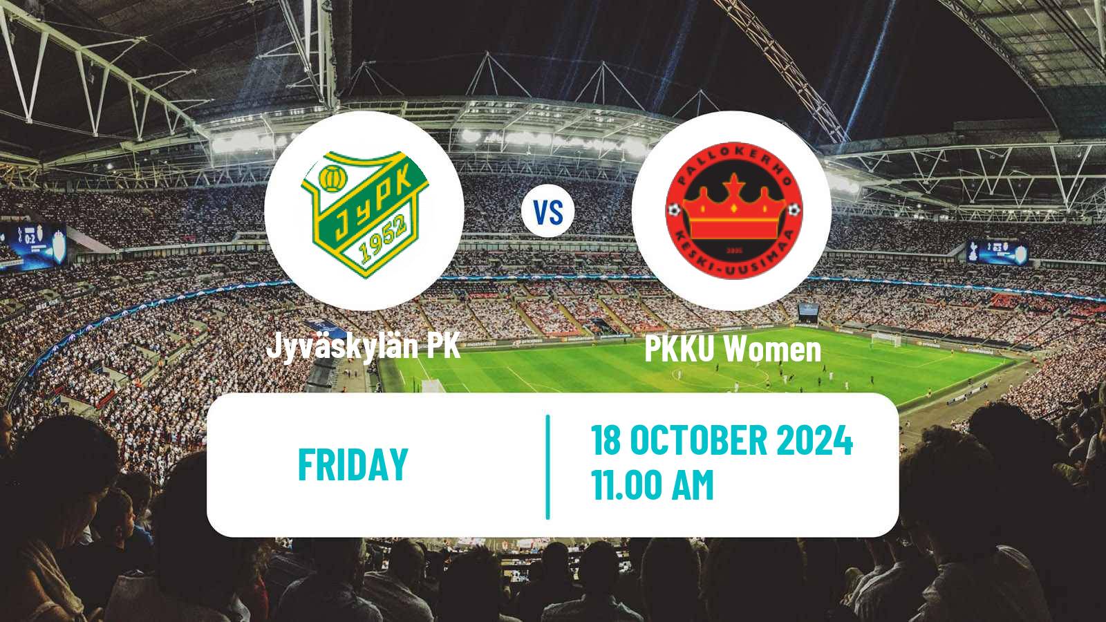 Soccer Finnish Kansallinen Liiga Women Jyväskylän PK - PKKU