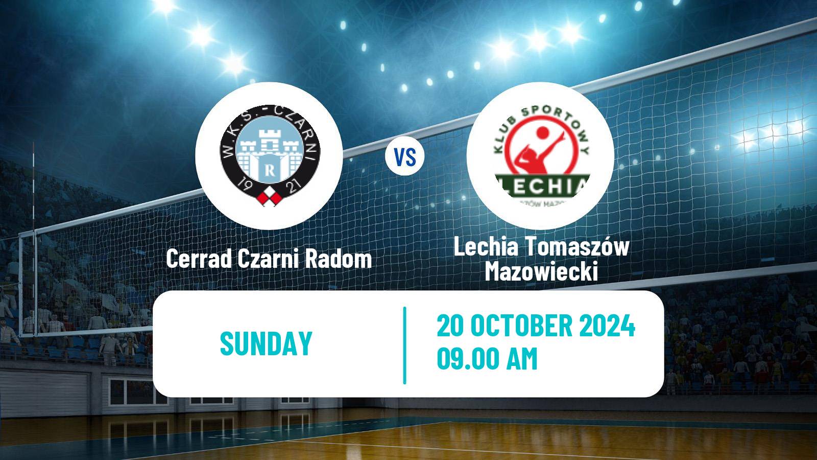 Volleyball Polish I Liga Volleyball Cerrad Czarni Radom - Lechia Tomaszów Mazowiecki