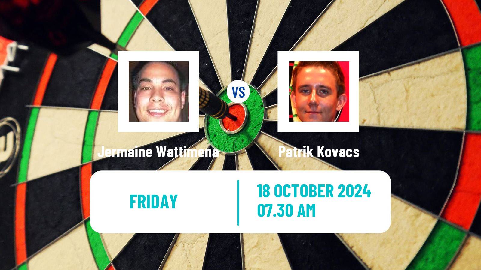 Darts European Tour 13 Jermaine Wattimena - Patrik Kovacs