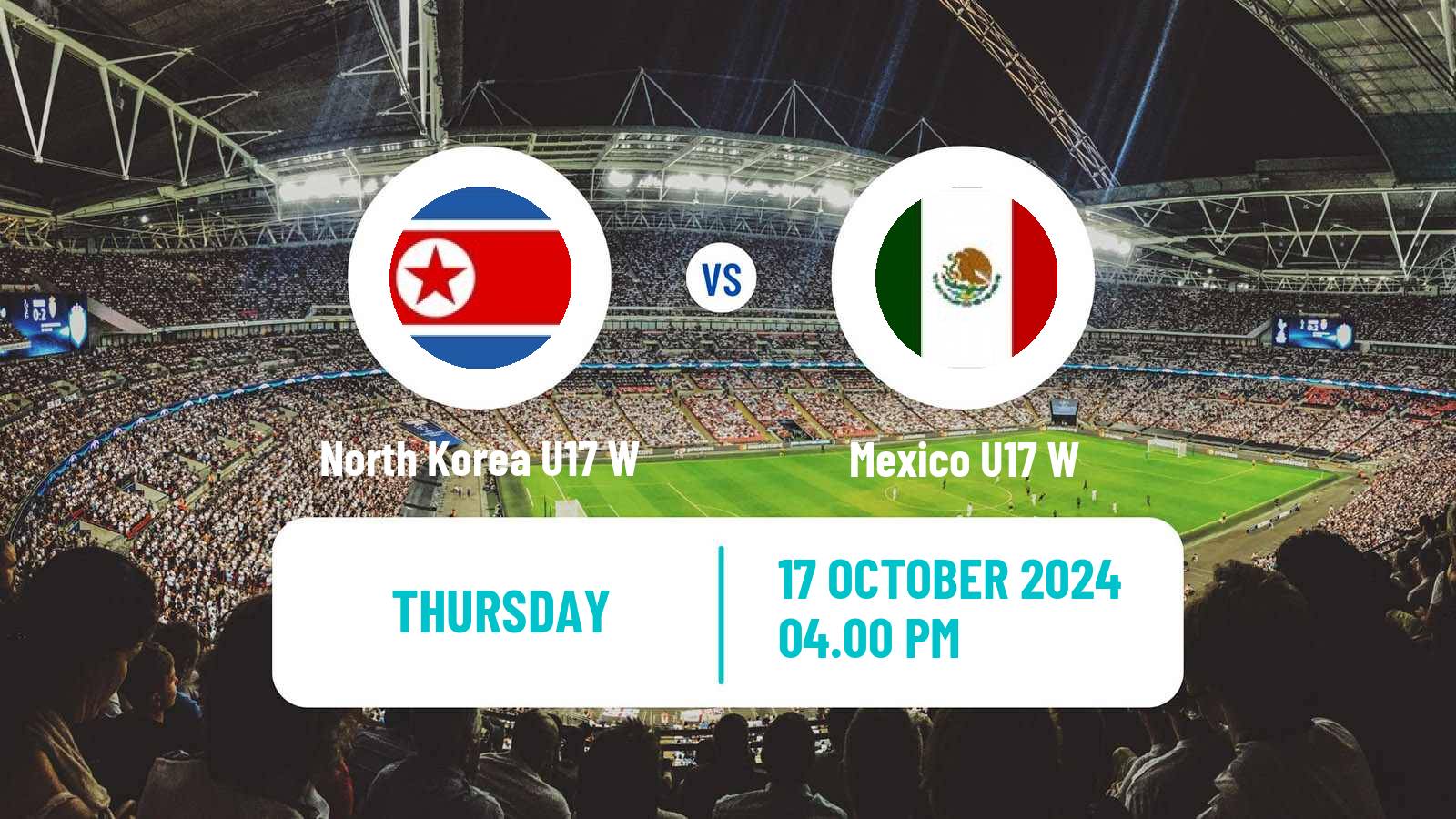 Soccer World Cup Women U17 North Korea U17 W - Mexico U17 W