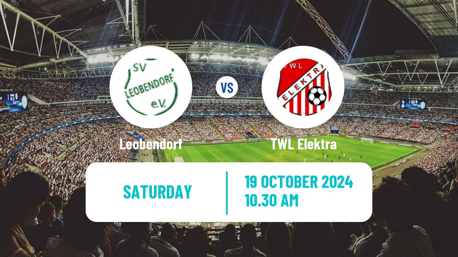 Soccer Austrian Regionalliga East Leobendorf - TWL Elektra