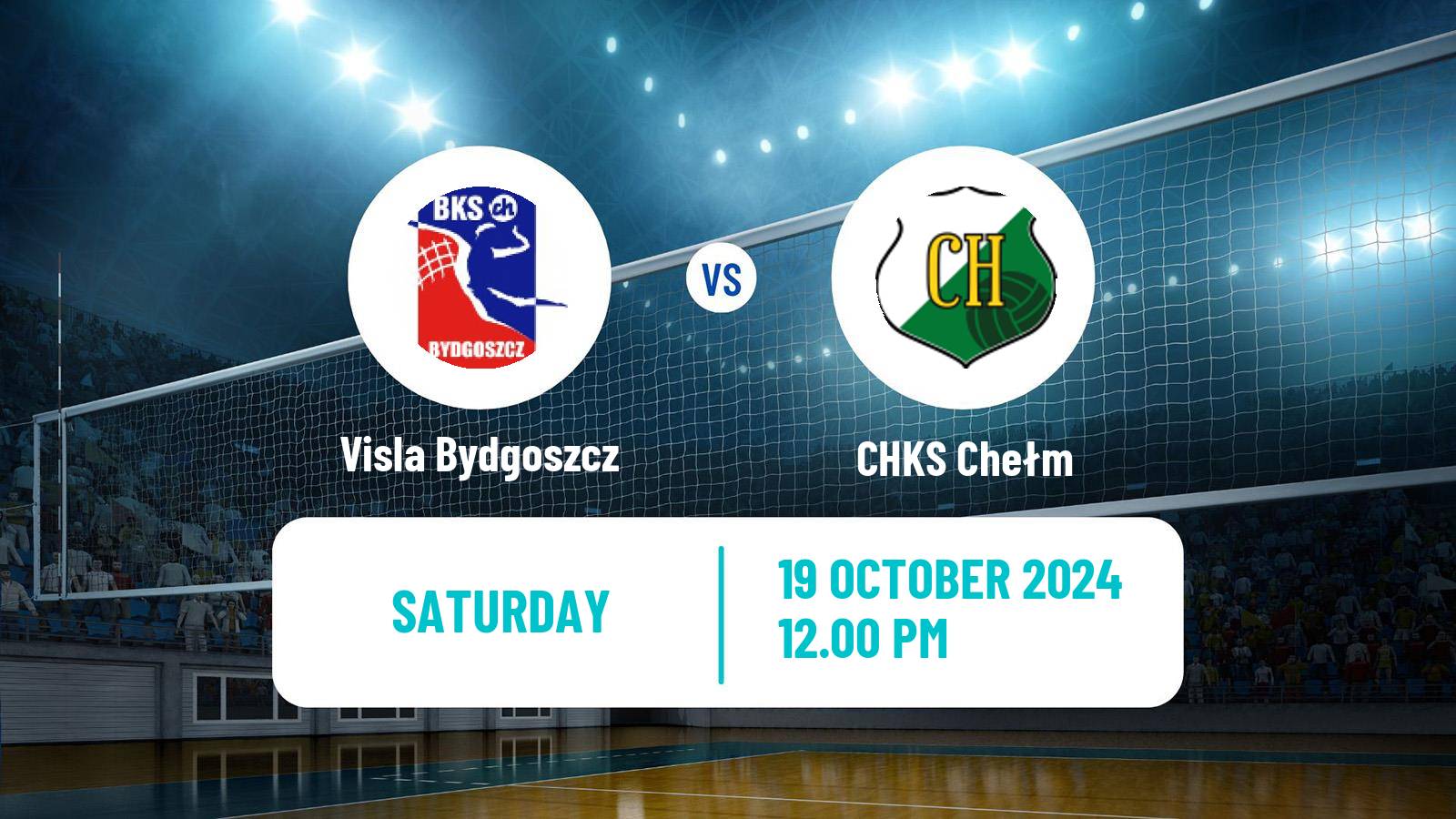 Volleyball Polish I Liga Volleyball Visla Bydgoszcz - Chełm