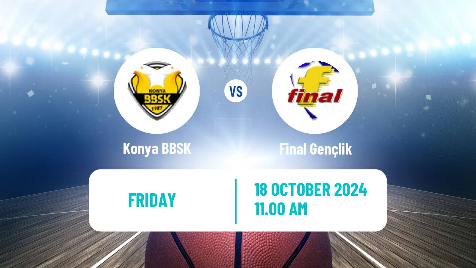 Basketball Turkish TBL Konya BBSK - Final Gençlik