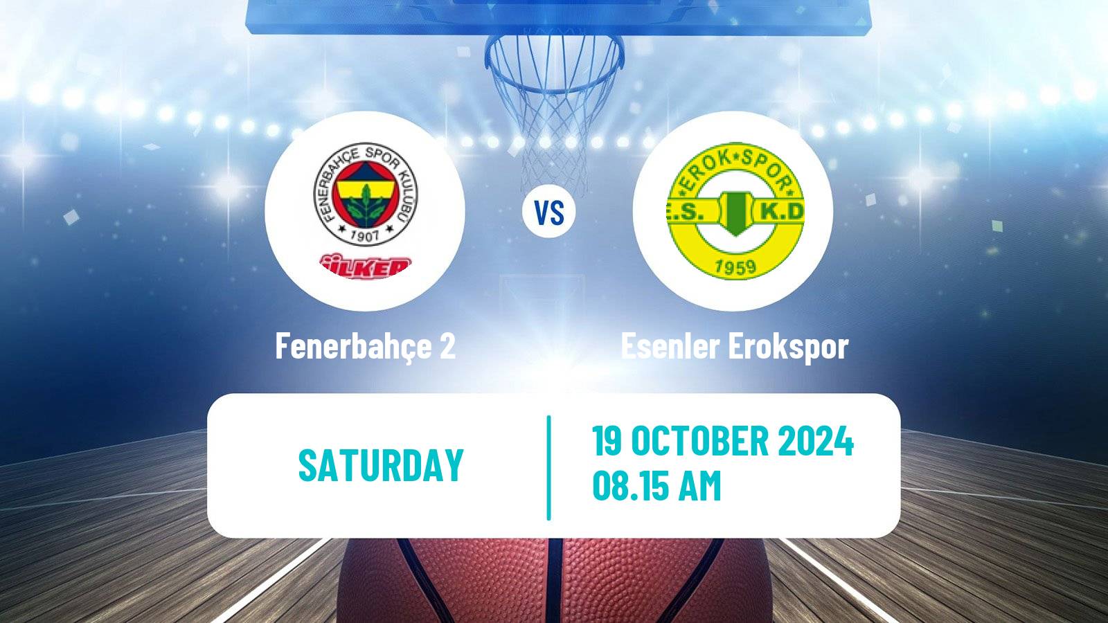 Basketball Turkish TBL Fenerbahçe 2 - Esenler Erokspor