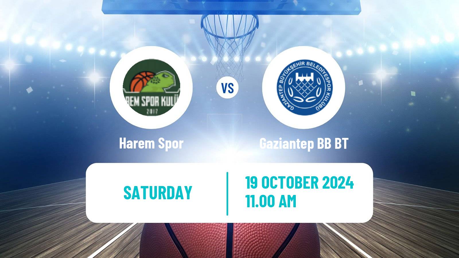 Basketball Turkish TBL Harem Spor - Gaziantep BB BT