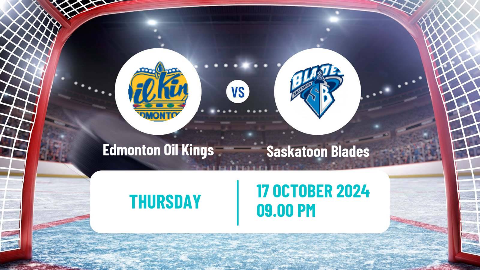 Hockey WHL Edmonton Oil Kings - Saskatoon Blades