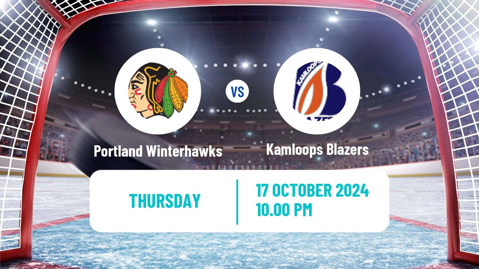 Hockey WHL Portland Winterhawks - Kamloops Blazers