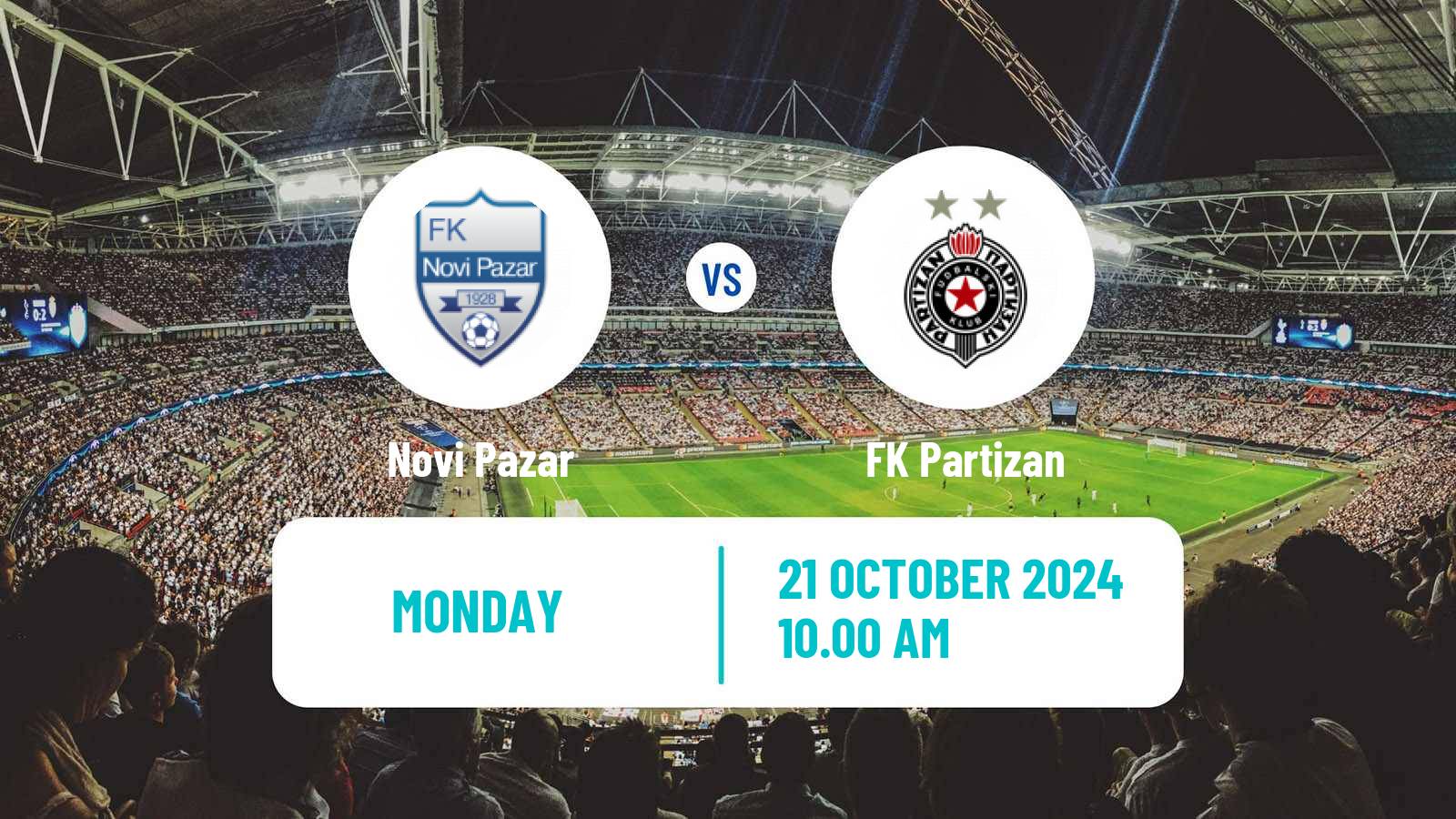 Soccer Serbian Superliga Novi Pazar - Partizan