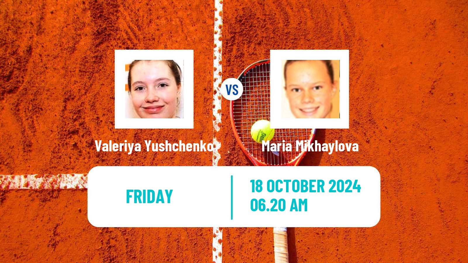 Tennis ITF W15 Tsaghkadzor 2 Women Valeriya Yushchenko - Maria Mikhaylova