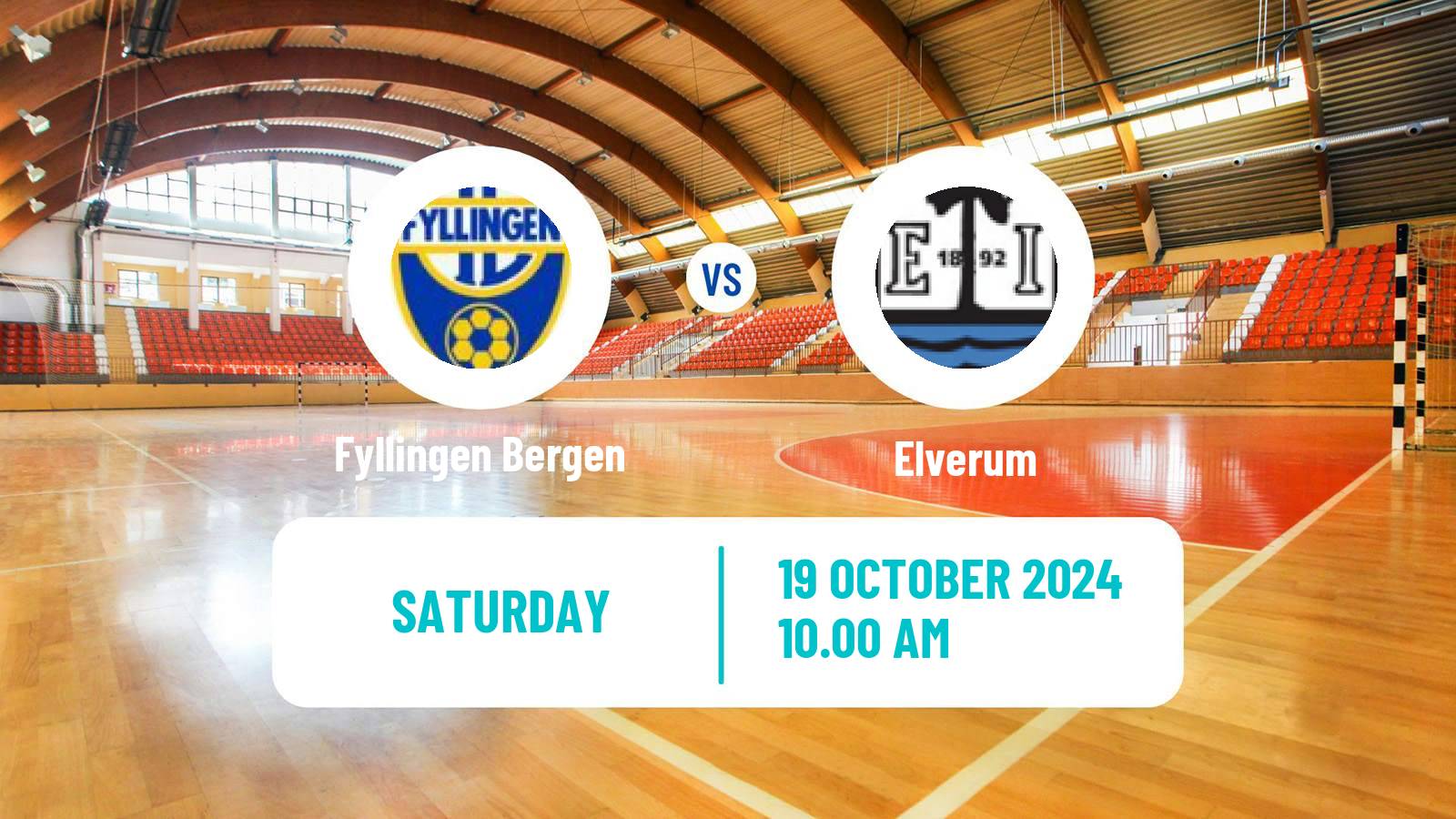 Handball Norwegian Eliteserien Handball Fyllingen Bergen - Elverum