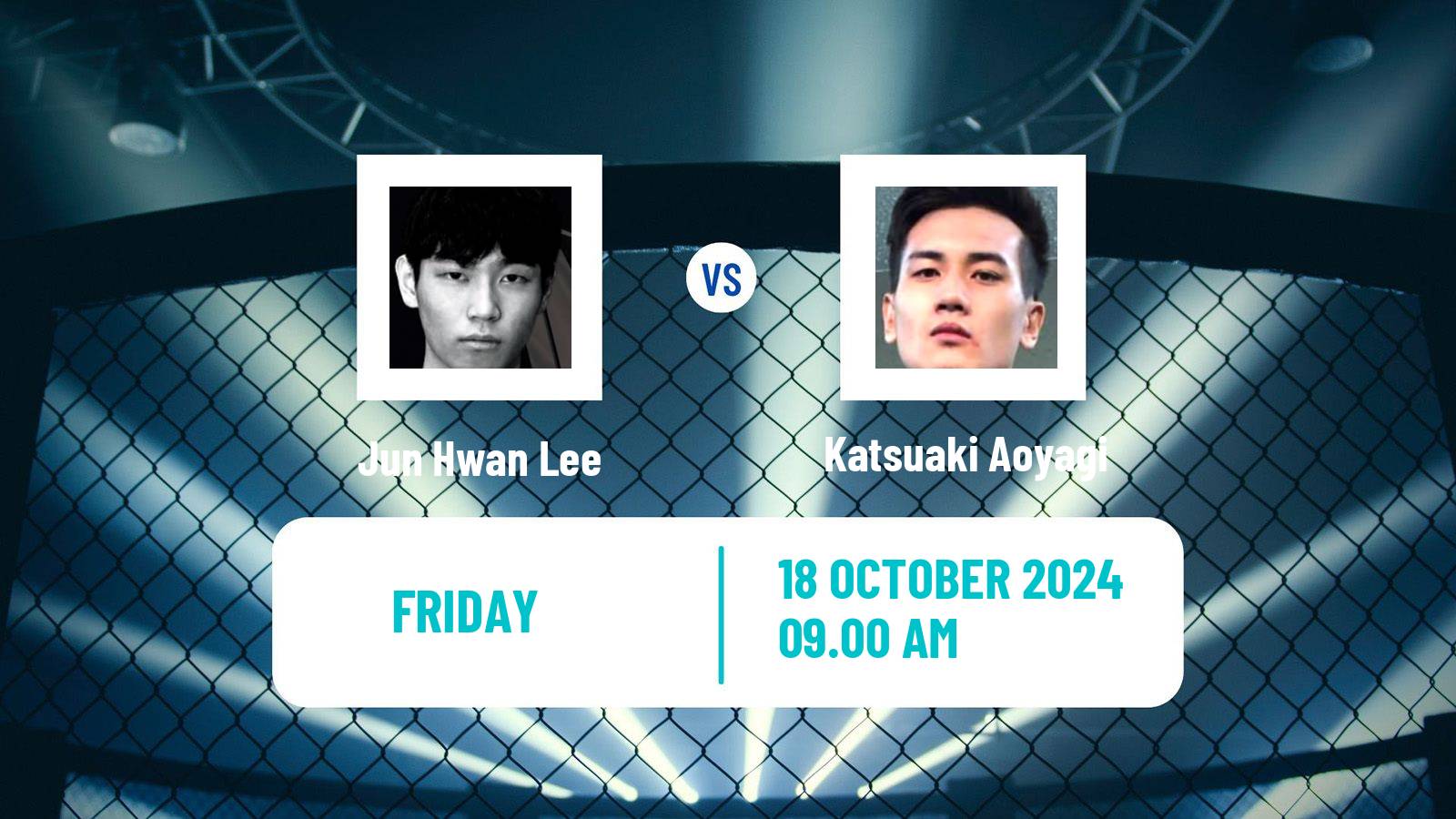 MMA Bantamweight One Championship Men Jun Hwan Lee - Katsuaki Aoyagi