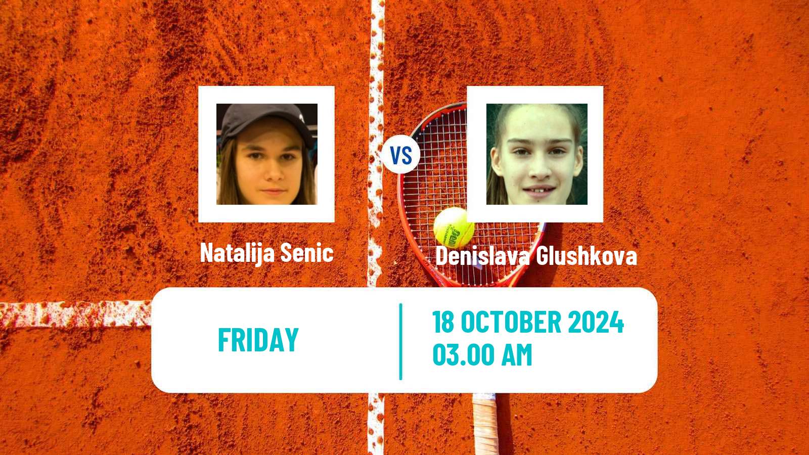 Tennis ITF W35 Heraklion Women Natalija Senic - Denislava Glushkova