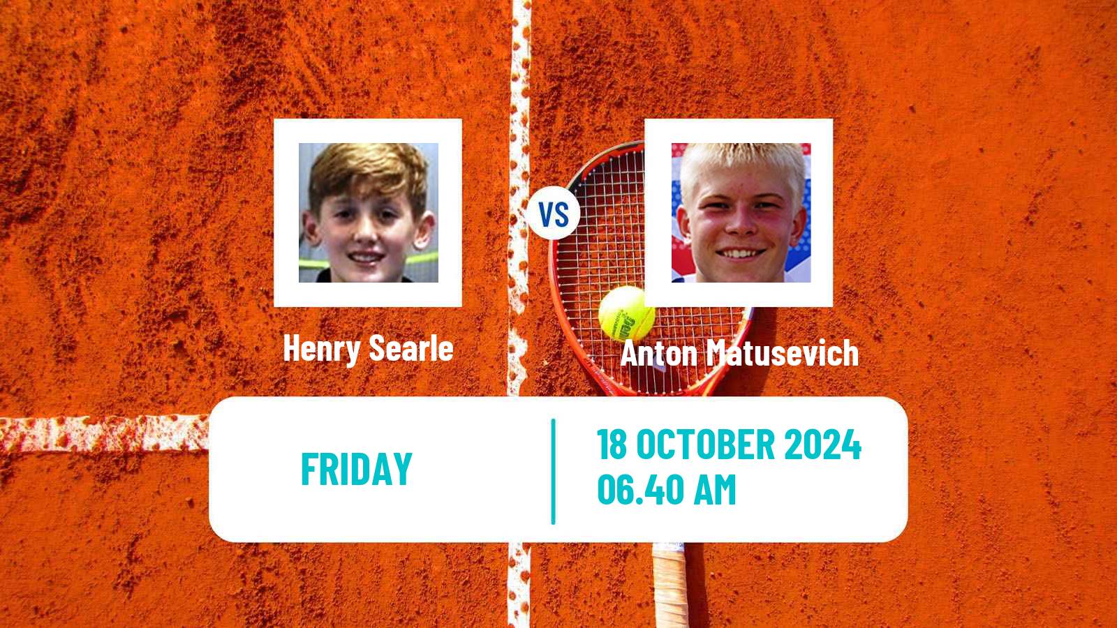 Tennis ITF M25 Edgbaston Men Henry Searle - Anton Matusevich