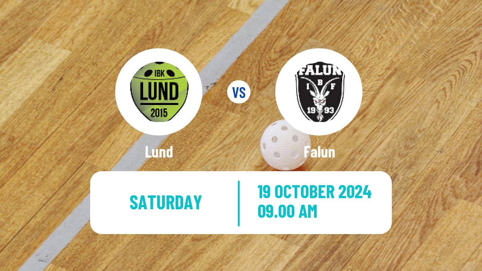 Floorball Swedish Superligan Floorball Women Lund - Falun