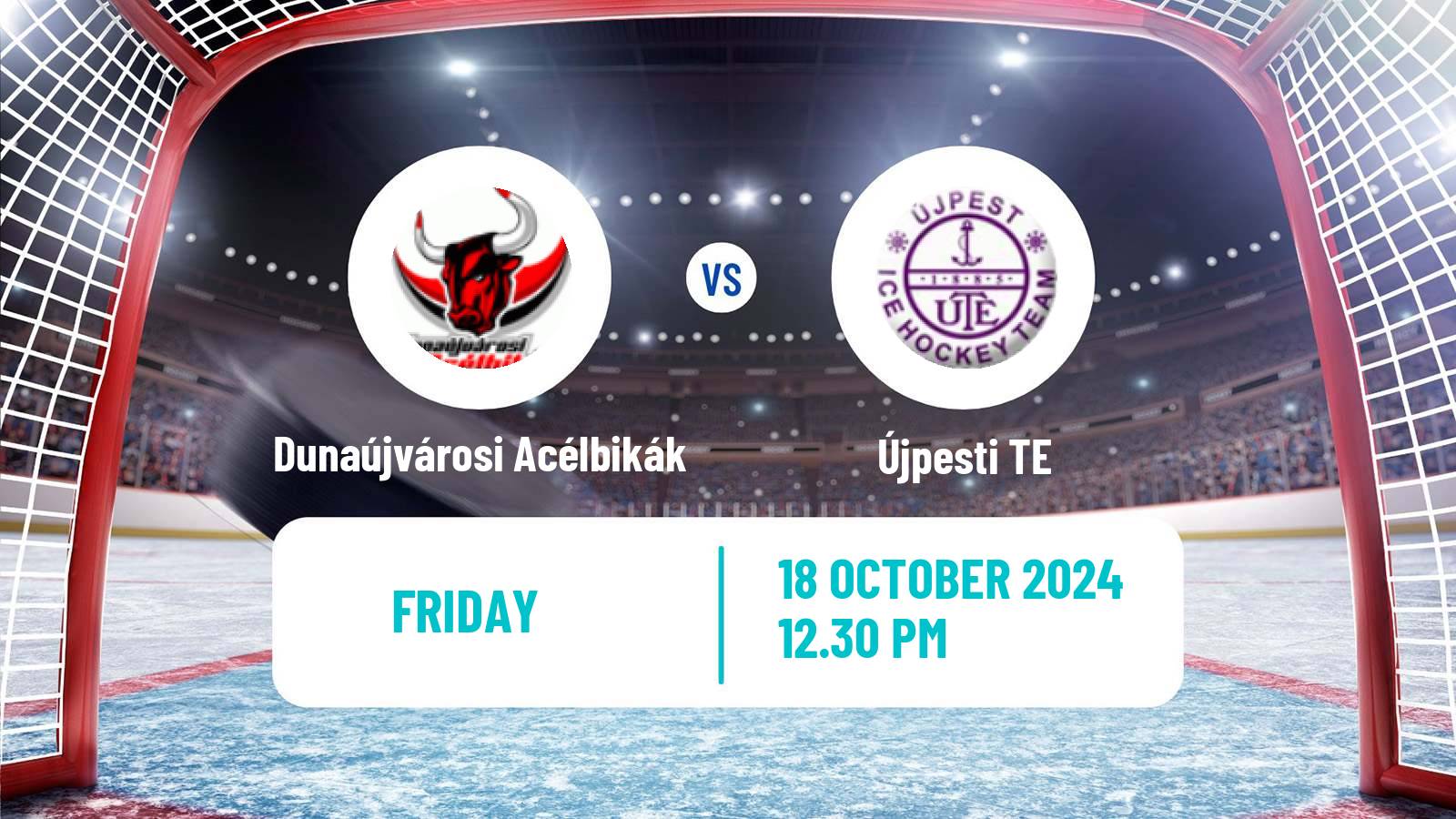 Hockey Hungarian Erste Liga Hockey Dunaújvárosi Acélbikák - Újpest