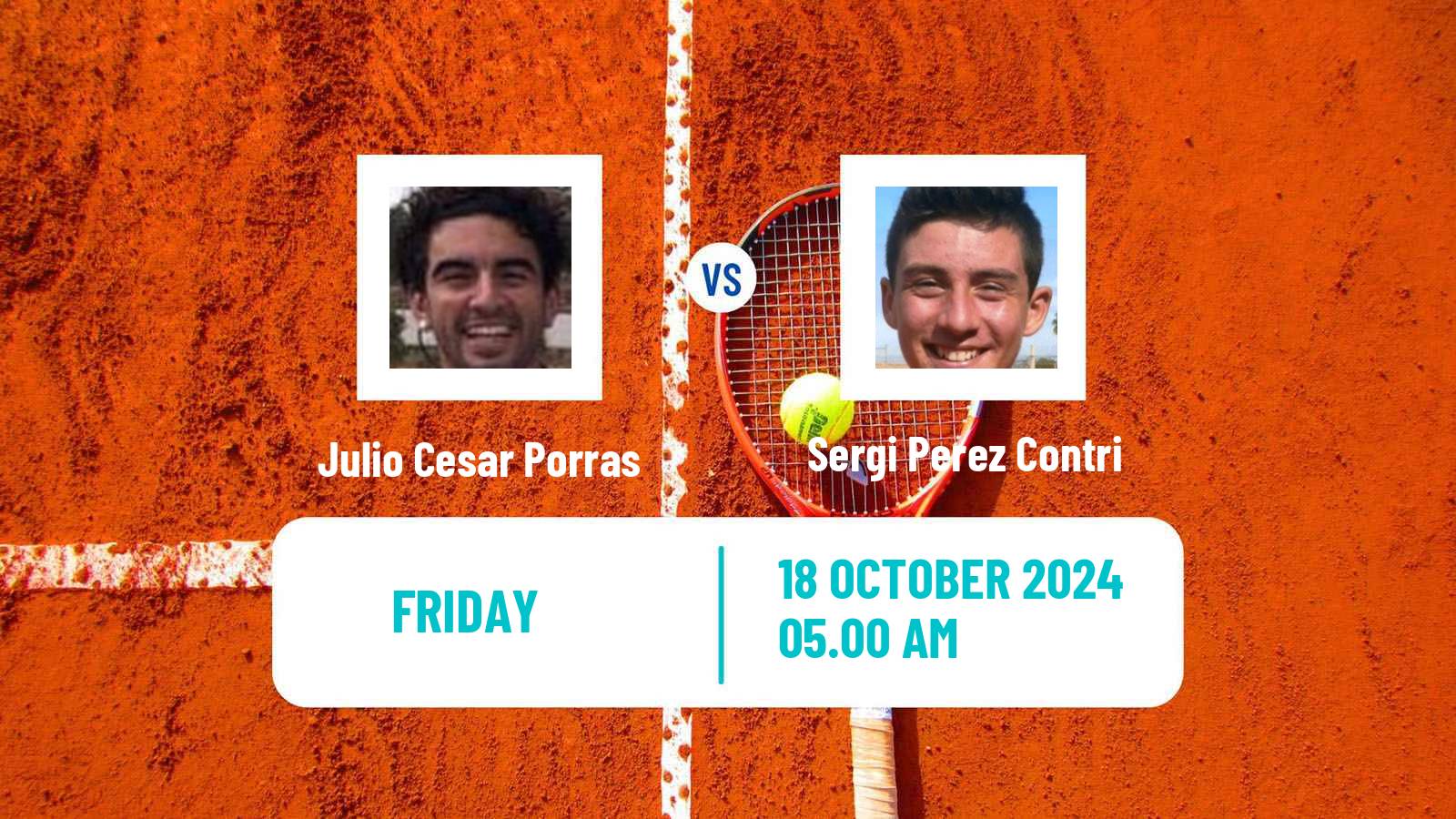 Tennis ITF M15 Castellon Men Julio Cesar Porras - Sergi Perez Contri