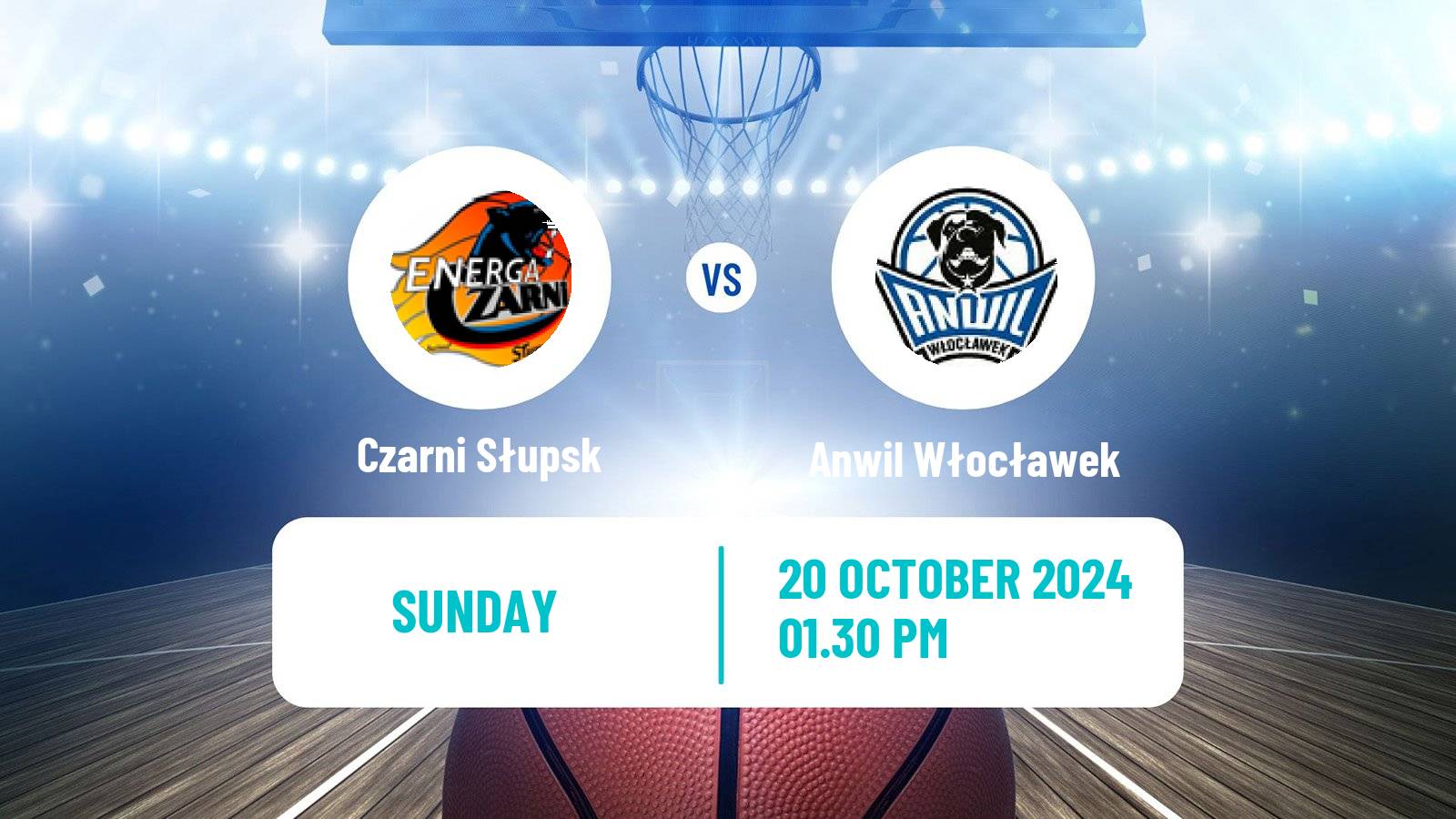 Basketball Polish Basket Liga Czarni Słupsk - Anwil Włocławek