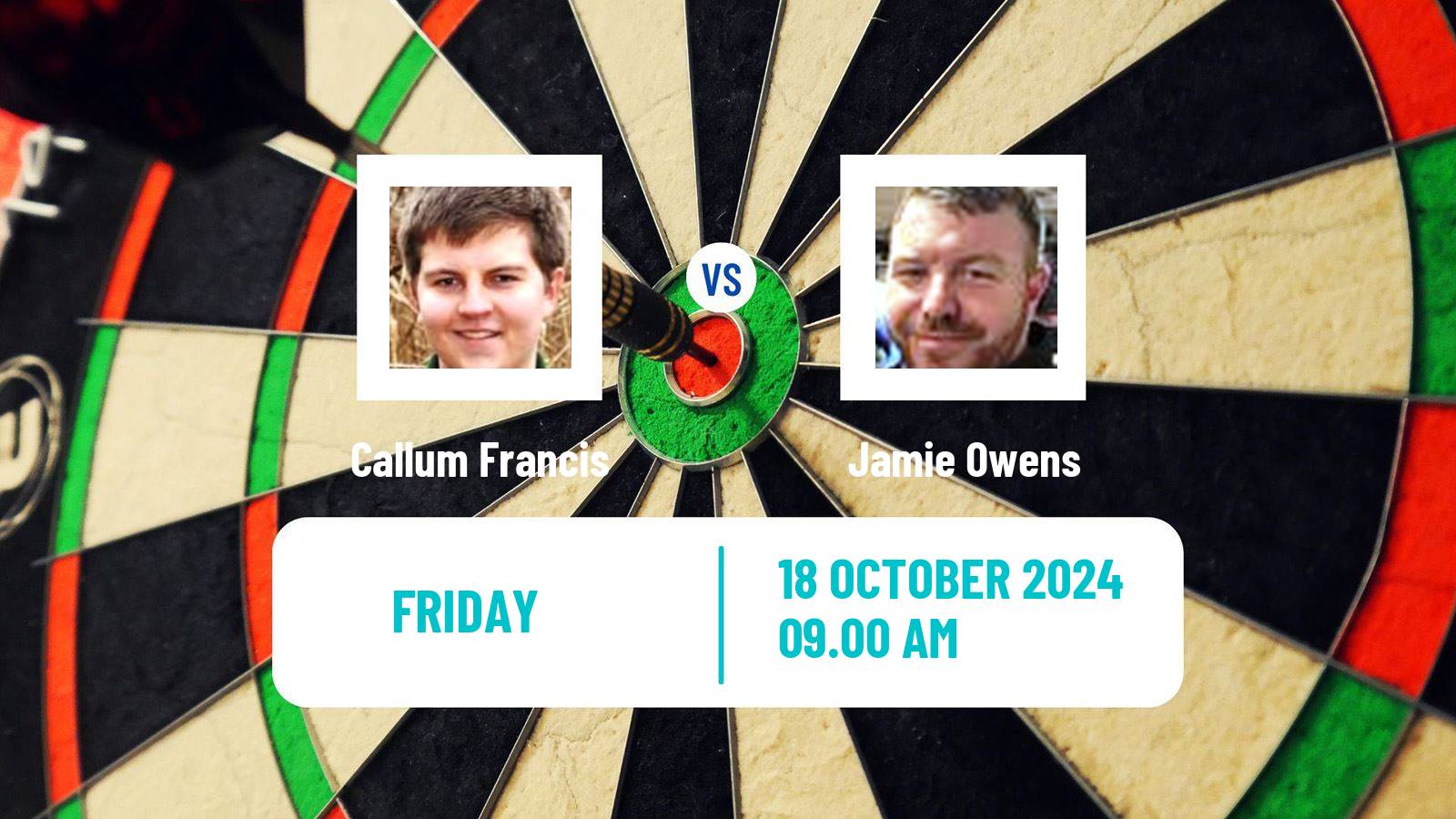 Darts Modus Super Series Callum Francis - Jamie Owens