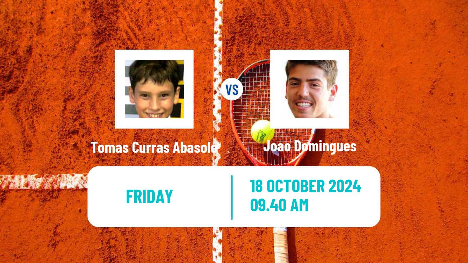 Tennis ITF M25 Sintra 2 Men Tomas Curras Abasolo - Joao Domingues