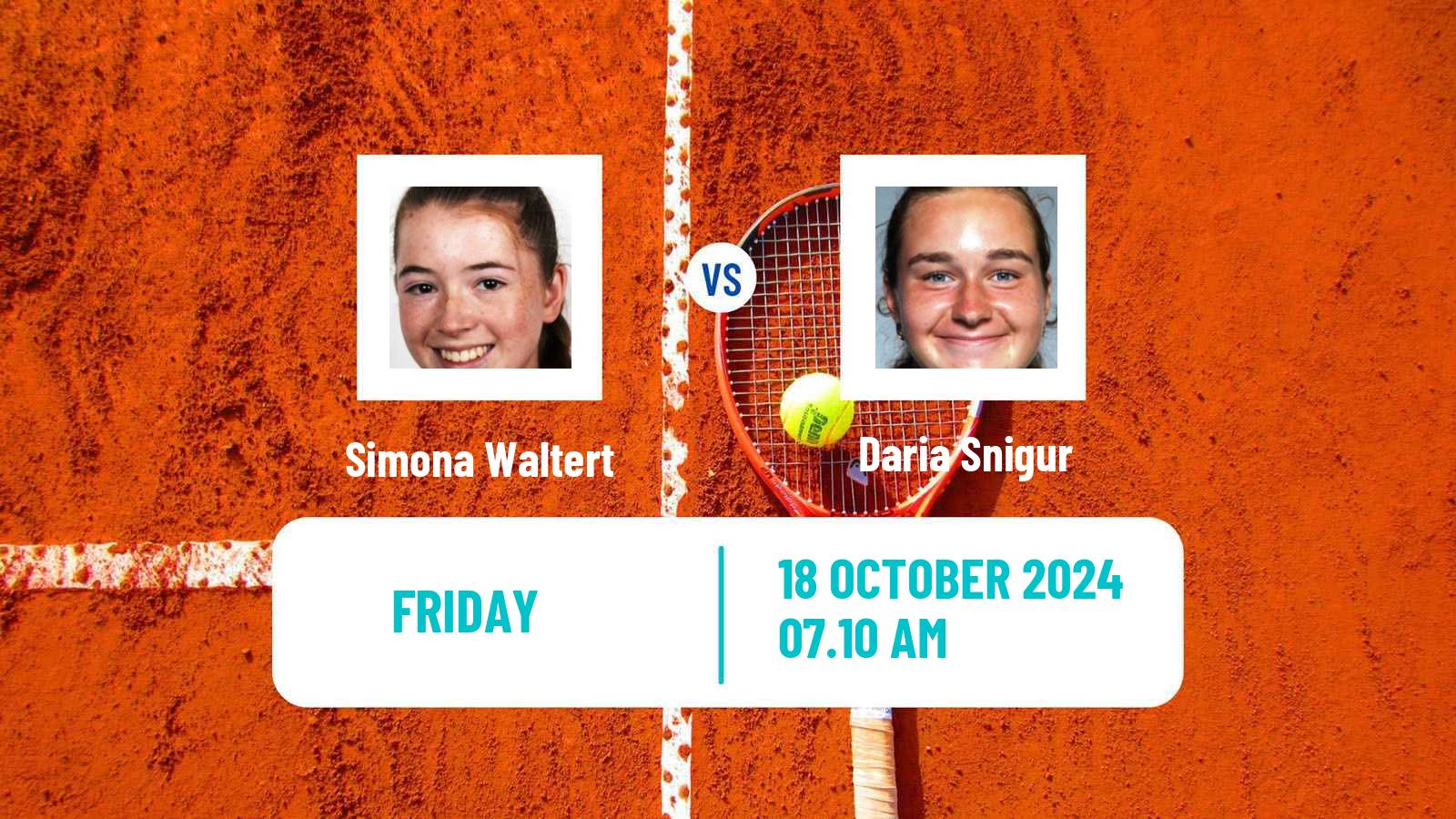 Tennis ITF W100 Shrewsbury Women Simona Waltert - Daria Snigur