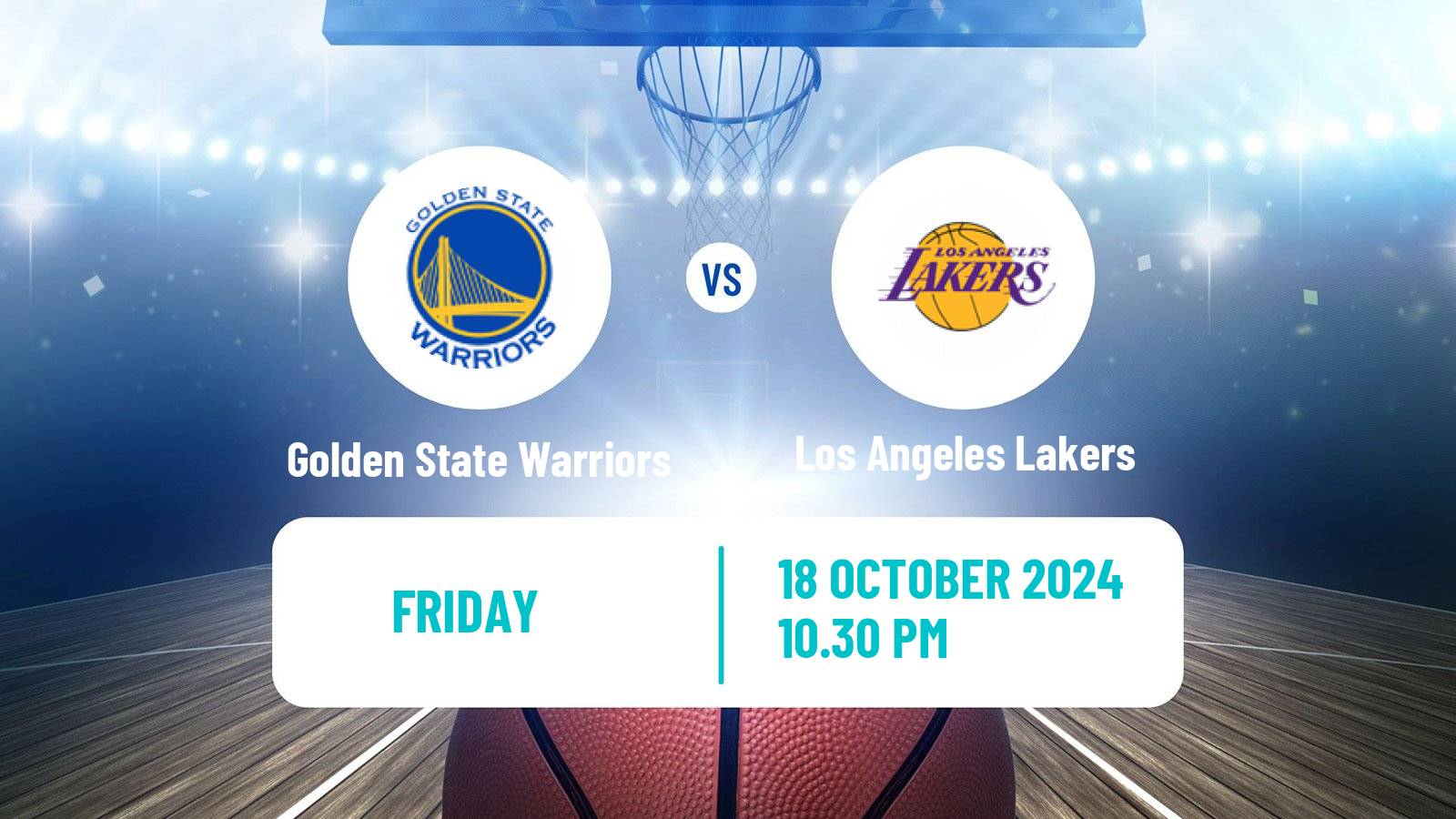 Basketball NBA Golden State Warriors - Los Angeles Lakers